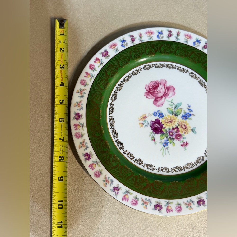 Vintage Porcelain German Bavarian Ceramic China Plate - Picture 3 of 11